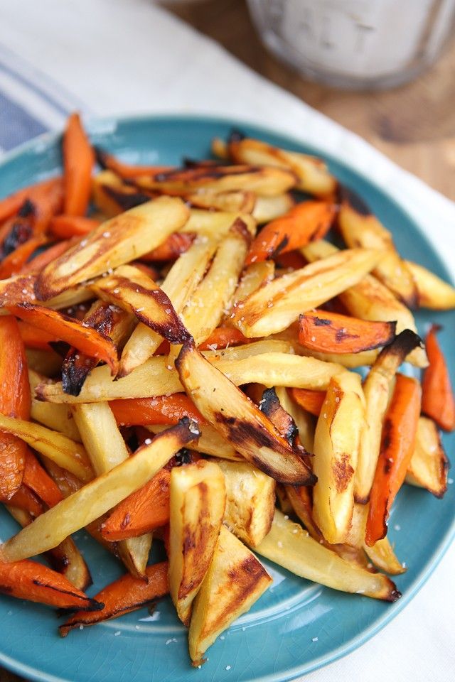 Honey Roasted Parsnips and Carrots plus 60+ Recipes for Parsnips