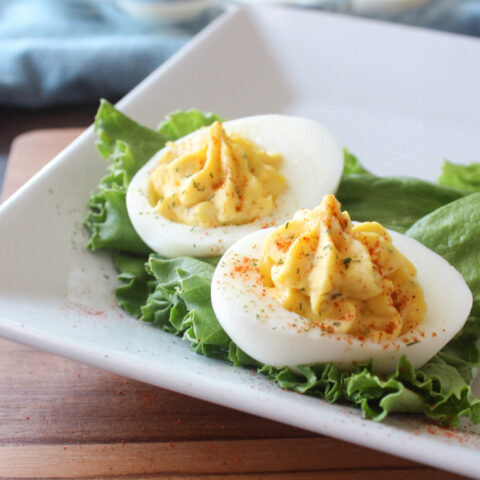 Deviled Eggs with Whole Grain Mustard