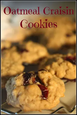 Oatmeal Craisin Cookie Recipe