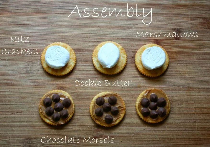 Assemble toaster oven S'mores