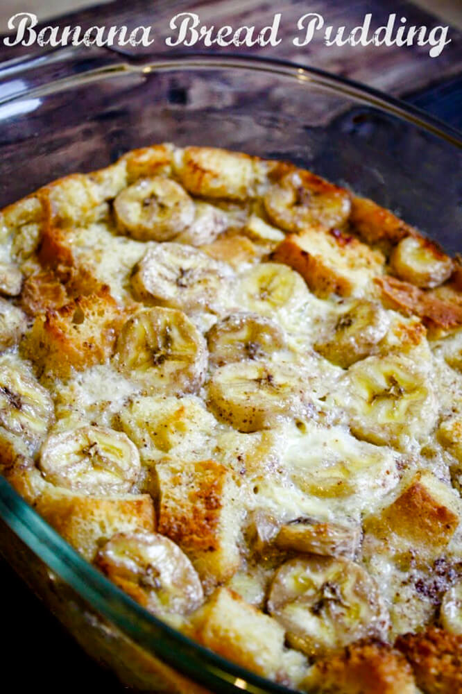 banana bread pudding