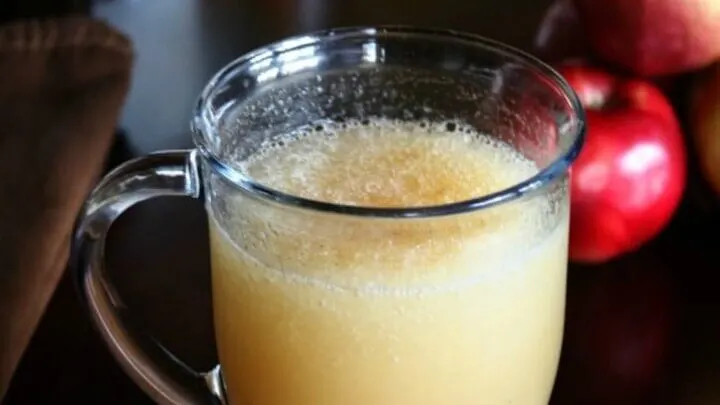 The Big Apple Cocktail is a frosty cocktail with Apple Brandy and Amaretto. Make this cocktail in the Fall with applesauce, juice or cider and a dash of cinnamon.