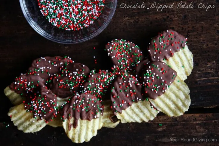 Chocolate Dipped Potato Chips 2