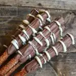 Spiced Chocolate Covered Pretzel Rods 1