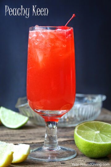 Peachy Keen Cocktail - Refreshing Peach Nectar Cocktail 27