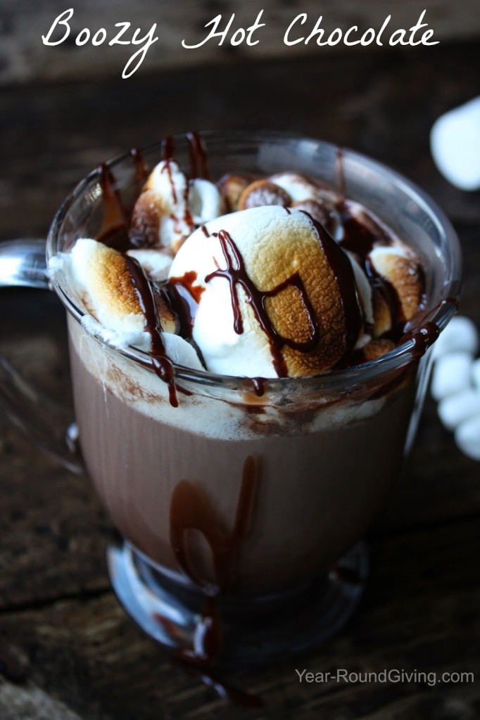 Boozy Hot Chocolate - Holiday Bar Menu Round Up