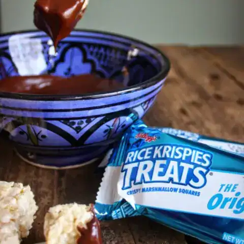Chocolate Dipped Rice Krispies Treats