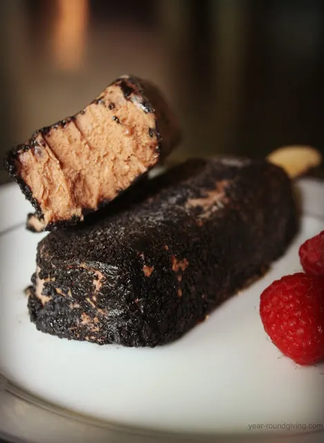 Chocolate Cookies & Cream Ice Cream Bars