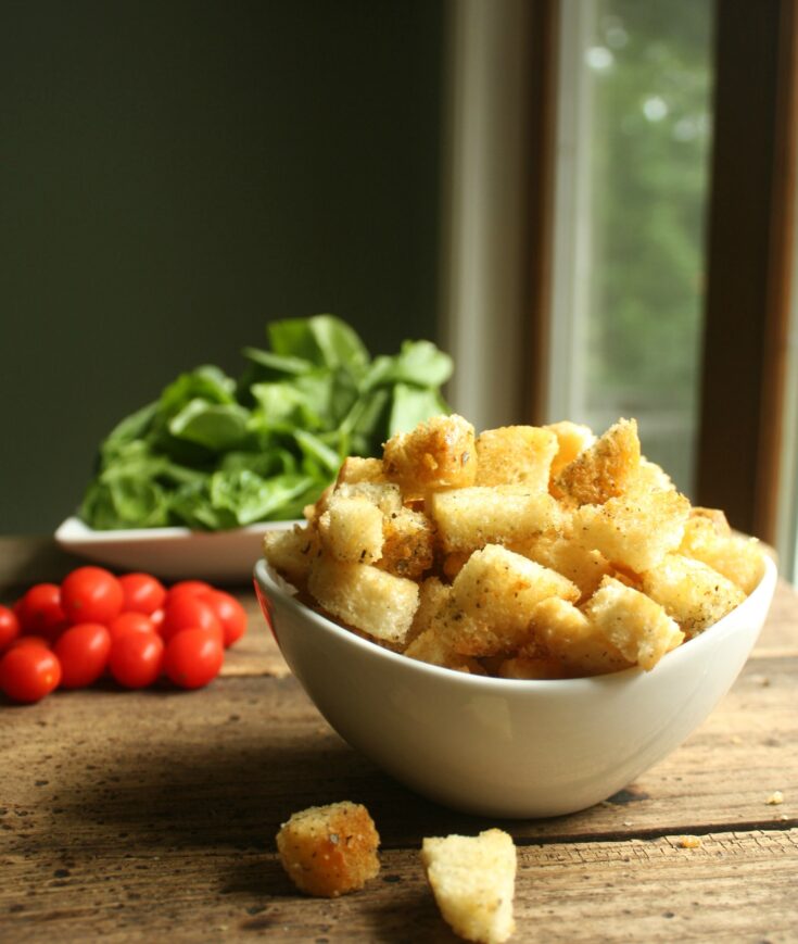 How to Make Croutons: Recipe 1