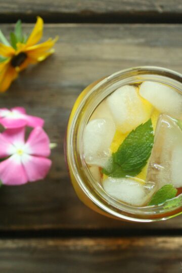 Lemon & Mint Iced Green Tea 26