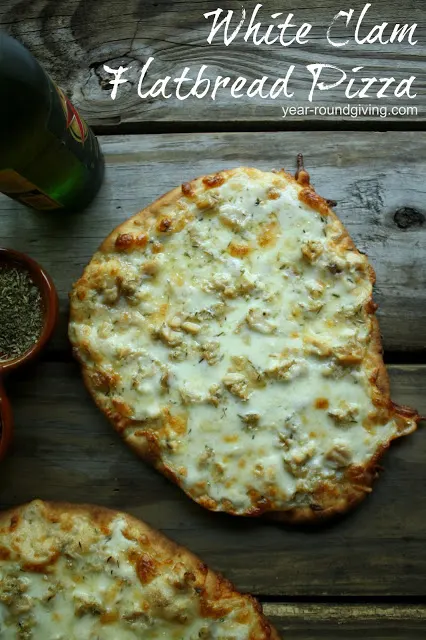 White Clam Flatbread Pizza 2