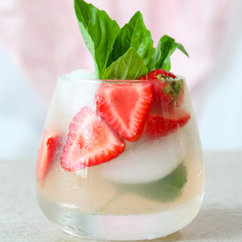 Strawberry Basil Cocktail Daily Appetite