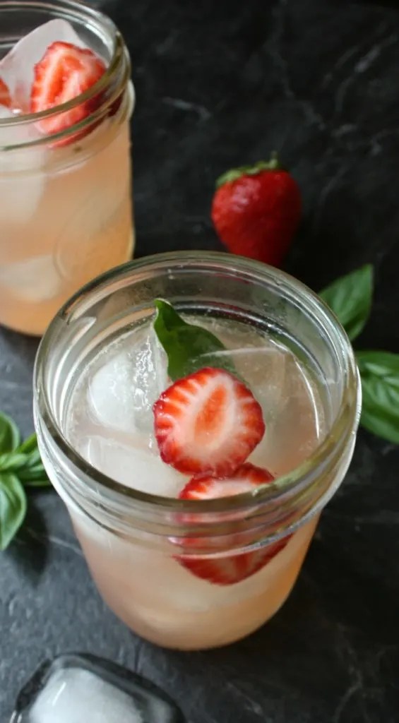 Strawberry Basil Lemonade