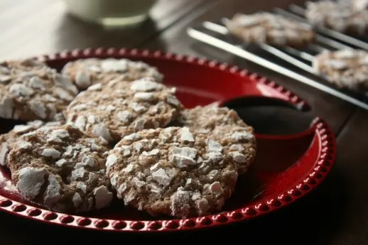 Original Chocolate Crinkle Cookies