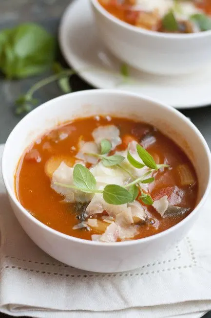 Mushroom Minestrone Soup plus 60+ Parsnip Recipes