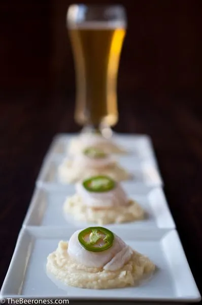 Citrus Cooked Scallops with Smoky IPA Parsnip Puree and Beer Pickled Jalapenos plus 60+ Parsnip Recipes