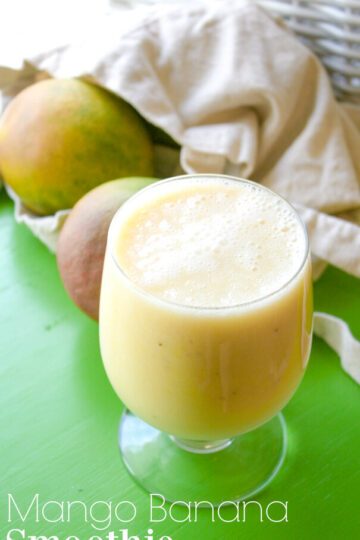 Mango Banana Smoothie 30