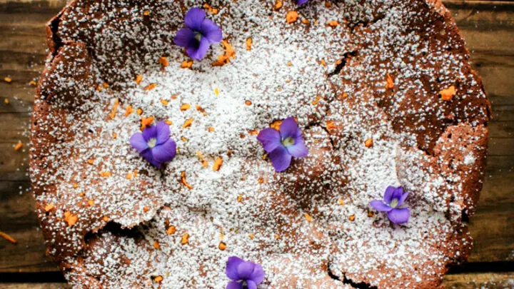 Flourless Chocolate Orange Torte