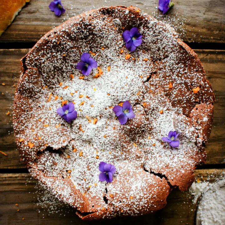 Flourless Chocolate Orange Torte 1 Flourless Chocolate Orange Torte