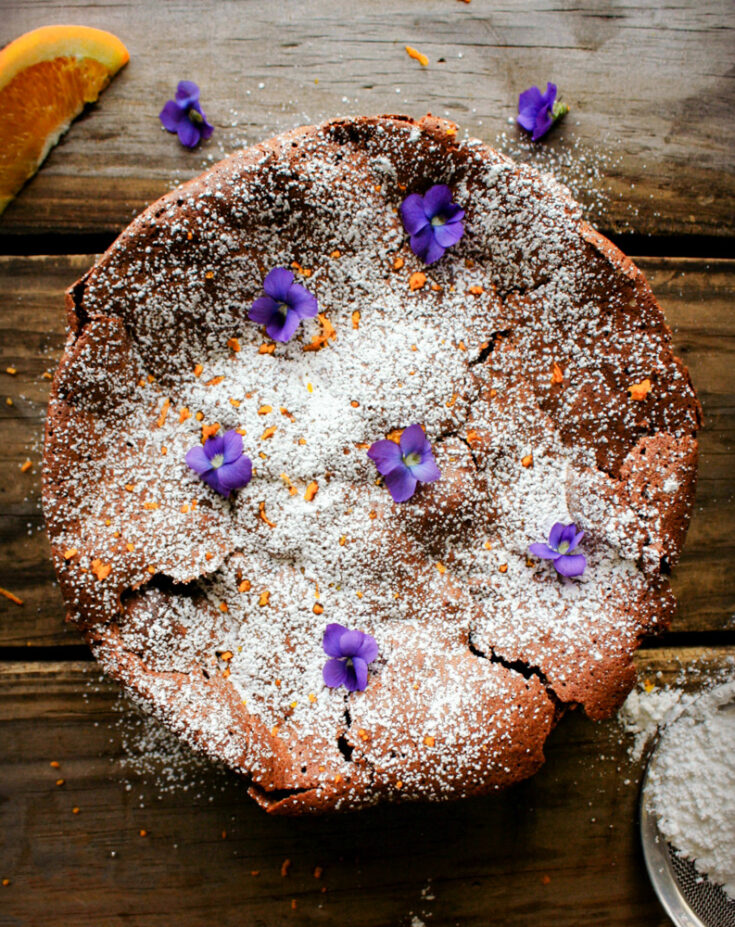 Flourless Chocolate Orange Torte 1