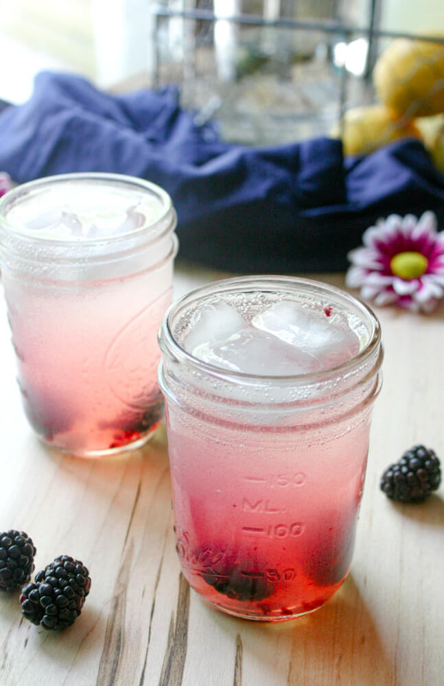 Blackberry Vodka Lemonade Fizz