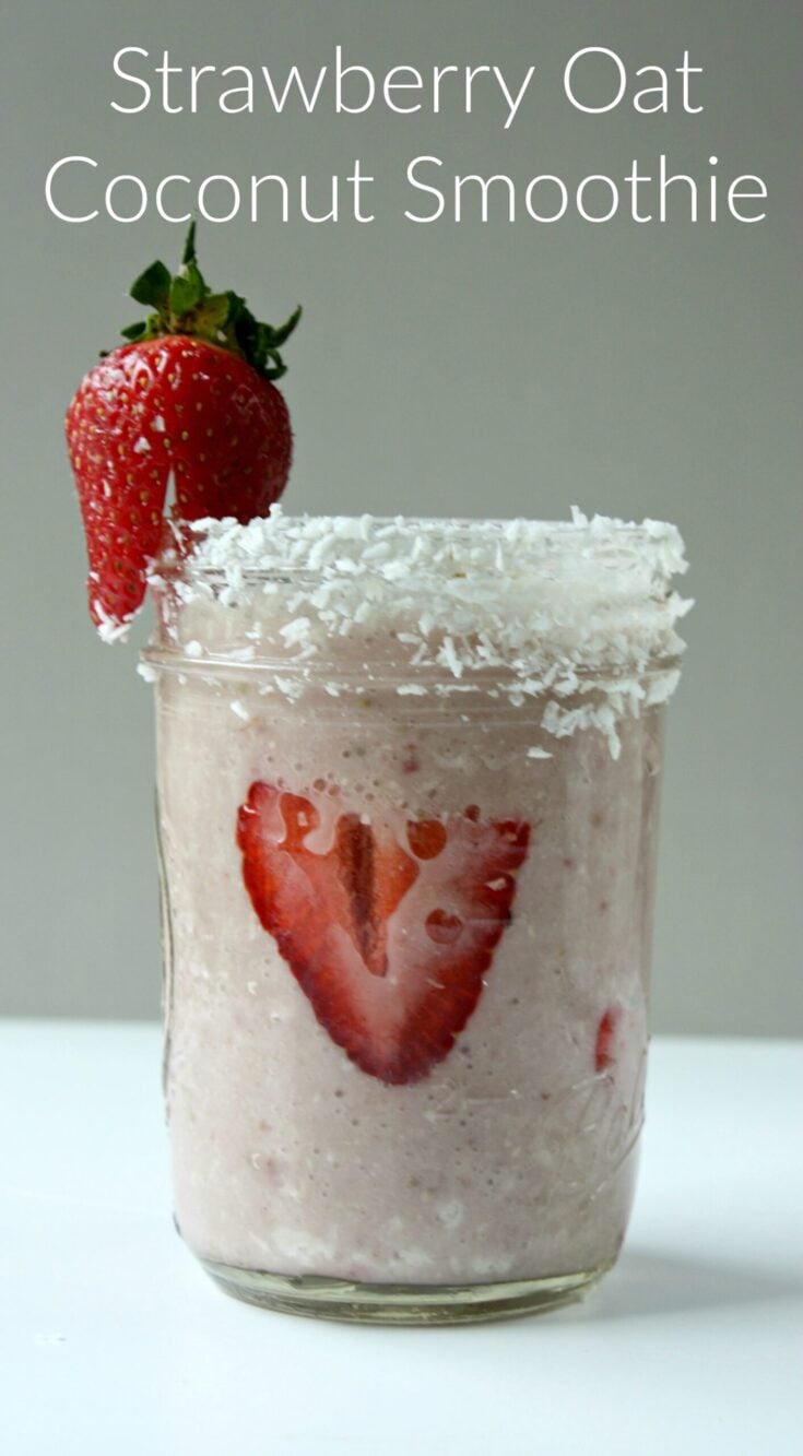Strawberry Coconut Smoothie 1