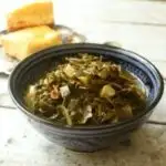 Spicy Collard Greens with Bacon 1