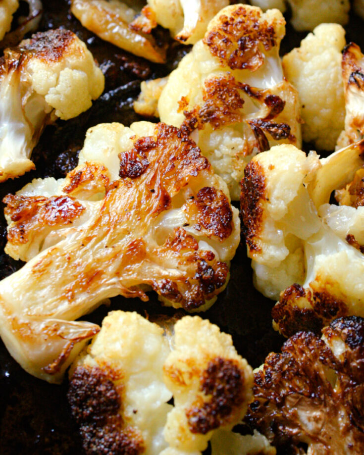 Oven Roasted Cauliflower with Caramelized Onions and Garlic 2