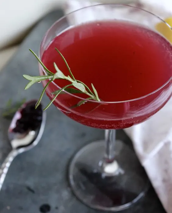 Marionberry Gin and Jam Winter Cocktail plus a collection of 40 more Gin Cocktail recipes. 