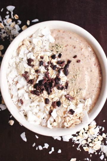 Oatmeal Cookie Superfood Smoothie Bowl 24