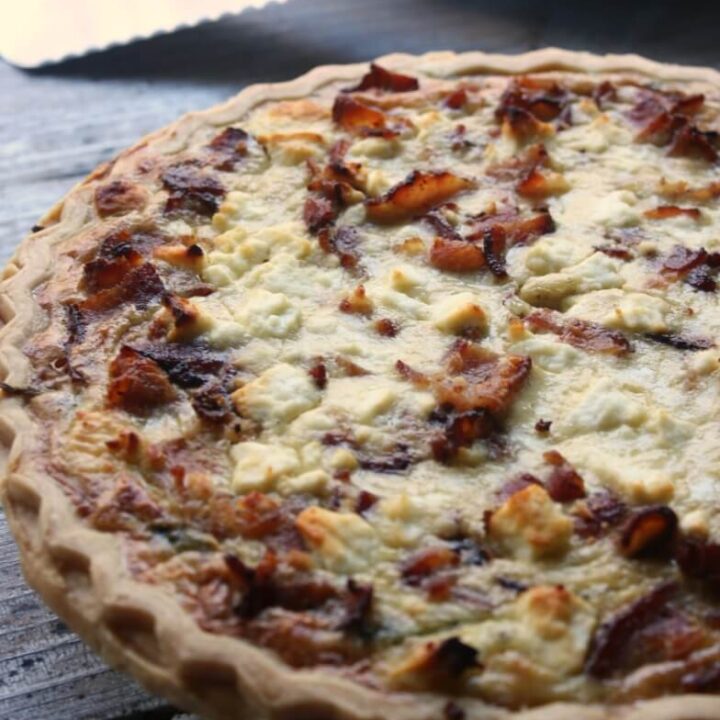 Spinach and Bacon Quiche 1 Spinach and Bacon Quiche