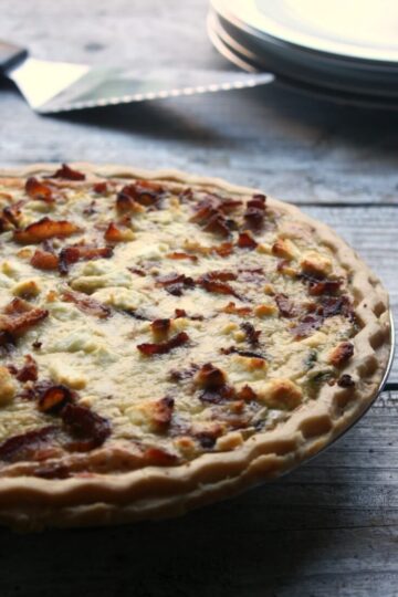 Spinach and Bacon Quiche 3