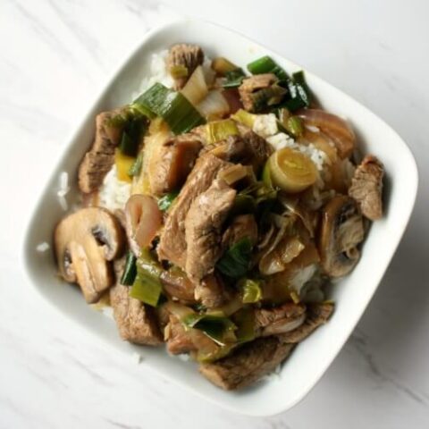 Beef and Leek Stir-fry