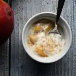 Mango Vanilla Greek Yogurt with Wheat Germ 1