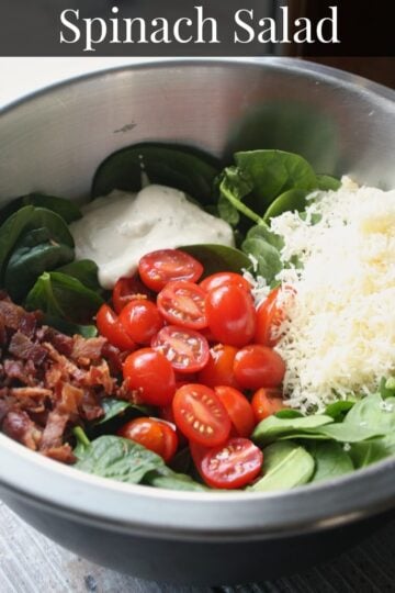 Bacon Tomato Spinach Salad 32
