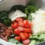 Bacon Tomato Spinach Salad