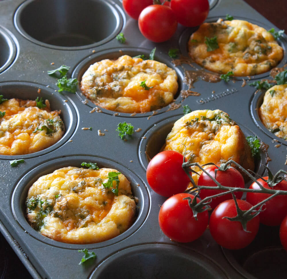 Kale and Cheddar Breakfast Cups-image