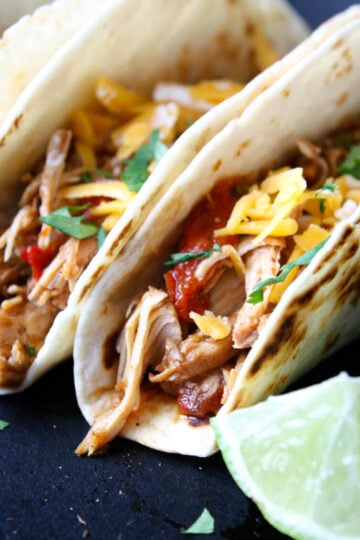 Crock Pot Chicken Tacos 7