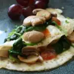 Egg White Veggie Omelet 1