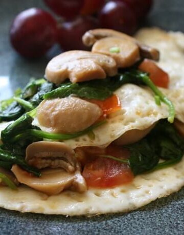 Egg White Veggie Omelet 11