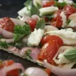 Thin Crust Caprese Pizza