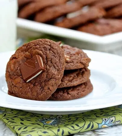 Chocolate Andes Mint Cookies plus 20 more Chocolate Cookie Recipes