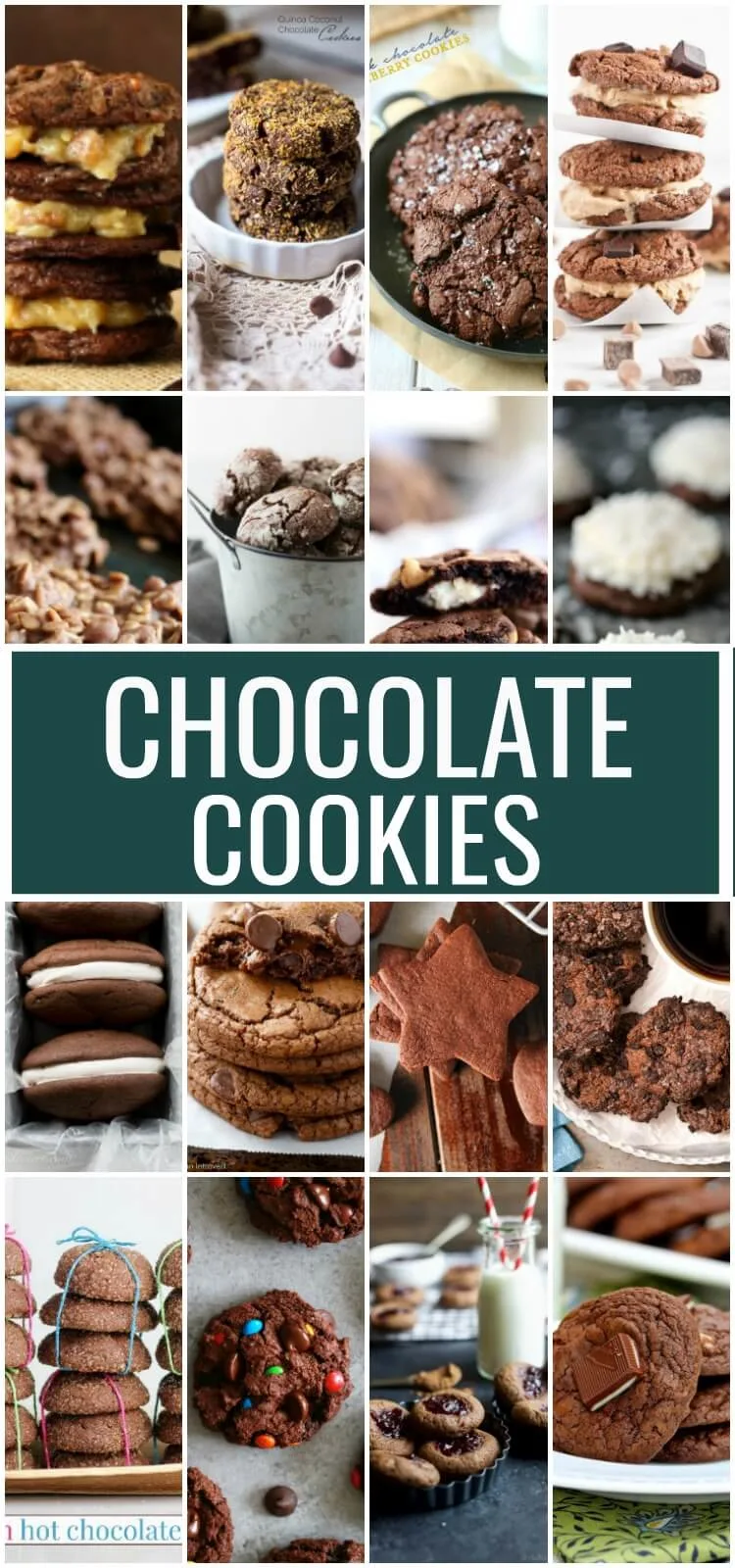 20 Chocolate Cookie Recipes. These are the best chocolate cookie recipes. Soft and chewy chocolate cookies that will make your mouth water! 