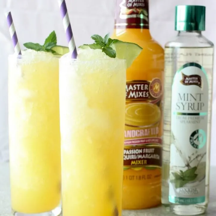 Frozen Passion Fruit Mojito