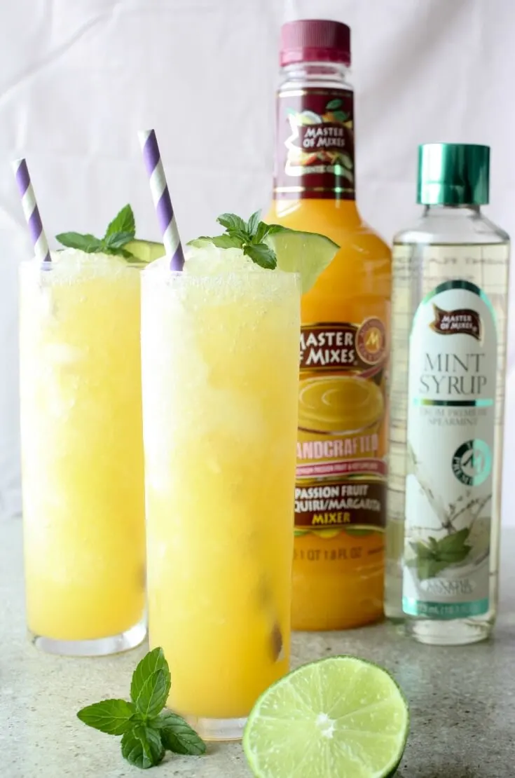 Frozen Passion Fruit Mojito