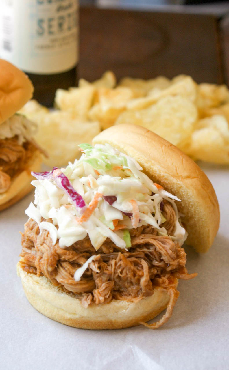 Slow Cooker BBQ Pulled Pork Sandwiches - Daily Appetite