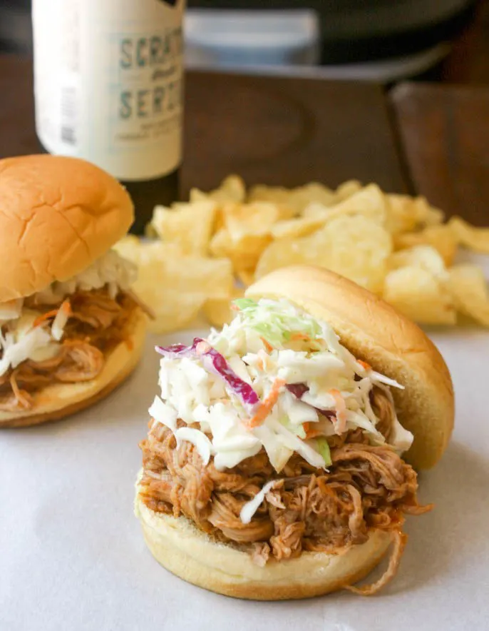 Slow Cooker BBQ Pulled Pork Tenderloin