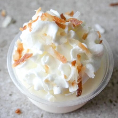 Coconut RumChata Pudding Shots Daily Appetite