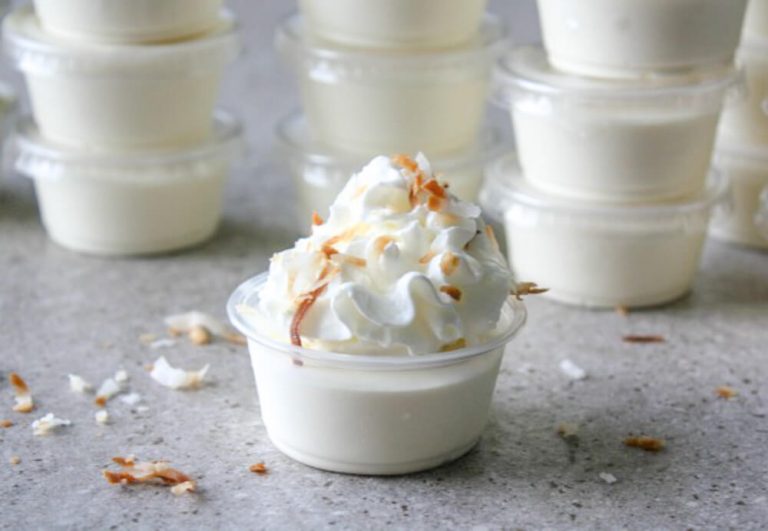 Coconut RumChata Pudding Shots Daily Appetite
