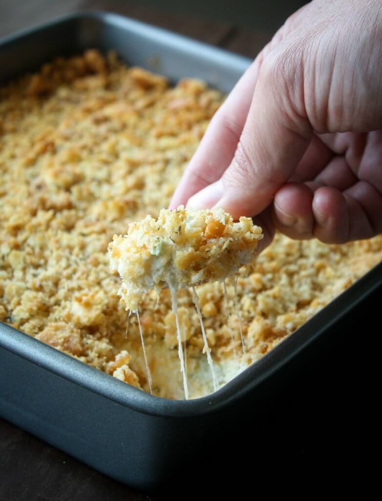 Jalapeno Popper Dip with Ritz Crackers Daily Appetite